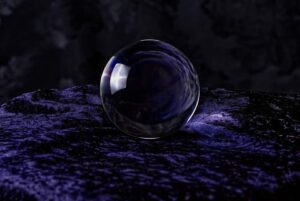 Bola de cristal lila